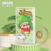Live-streaming blind box bestsellers: Crayon Shin-chan high-definition high-transparency acrylic crystal brick naked-eye 3D stereoscopic card brick decoration Application Scenario